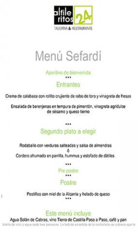 Menu Sefardi